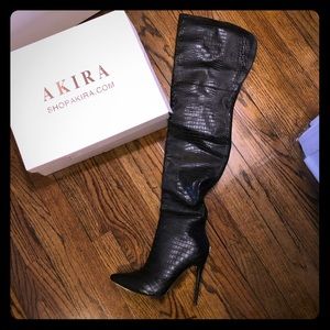 Akira Thigh Boots